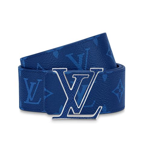 ceinture louis vuitton bleu|genuine louis vuitton belt.